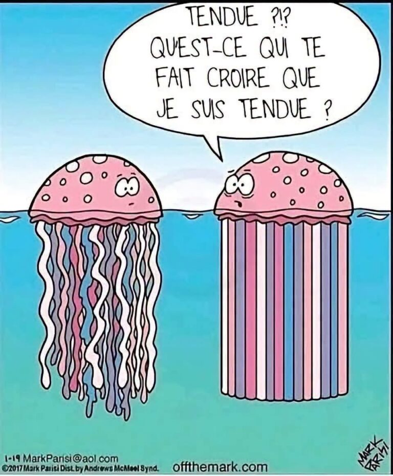 Tendue ? Qu’est-ce qui te fait croire que je suis tendue ?